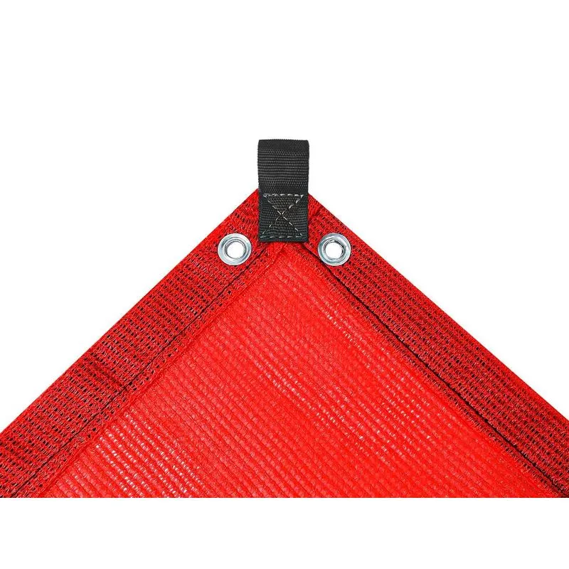 Tela Shade Toldo Vermelho Sombrite 80% Pergolado Jardim 9x9