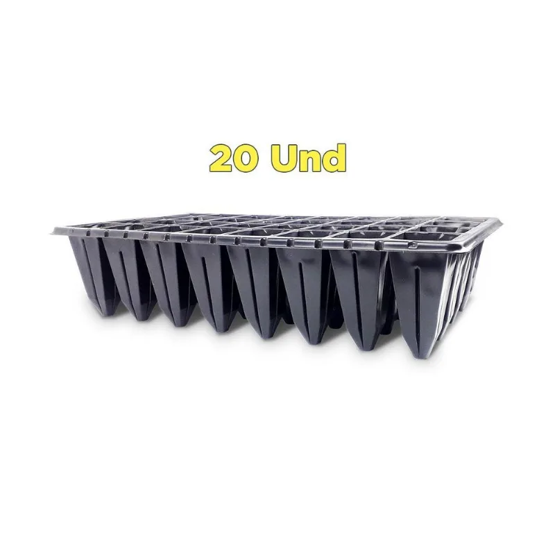 Bandeja 32 Células Germinação Plantas Flores Árvores 20 Und