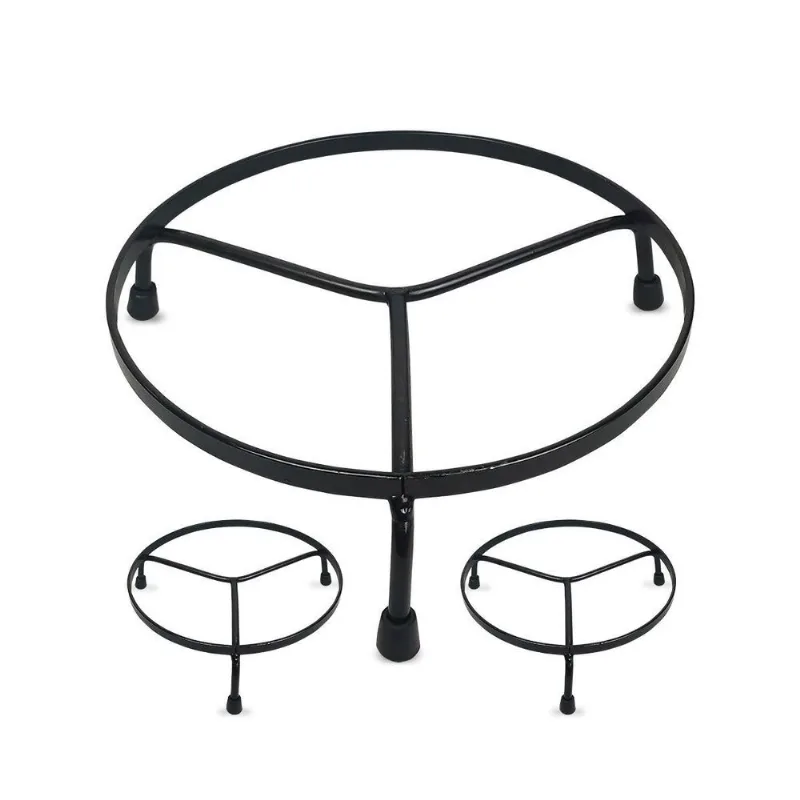 Suporte Metal Vasos Chão Jarro 20cm Plantas Flores 3und