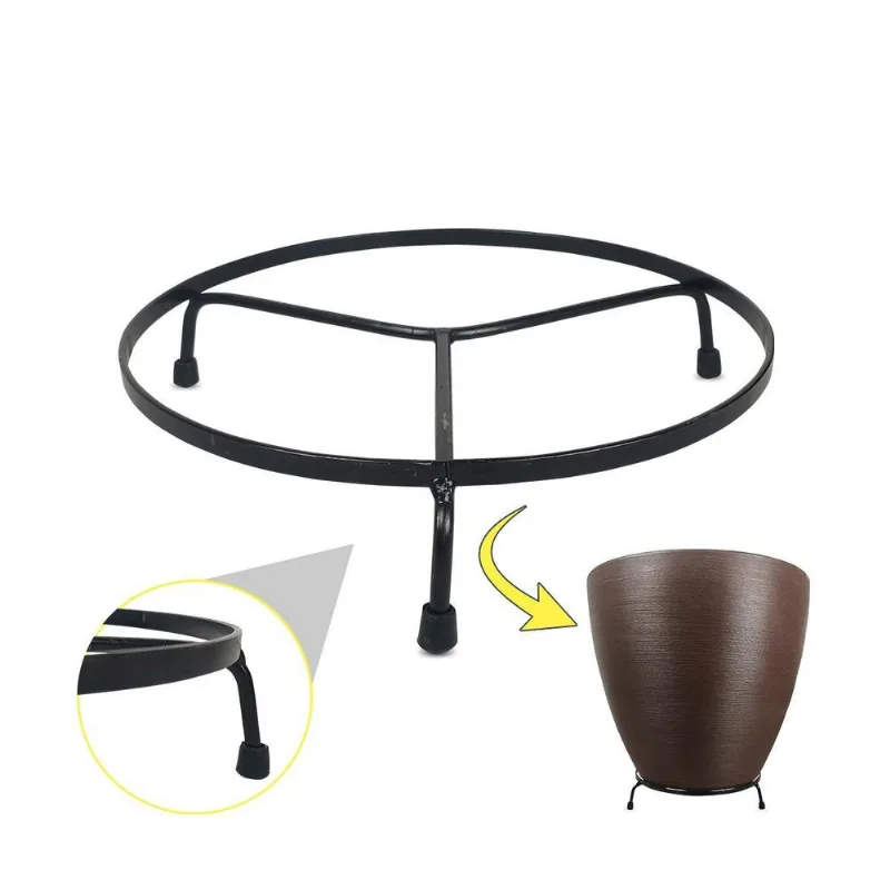 Suporte Metal Vasos Chão Jarro 26cm Plantas Flores 1und