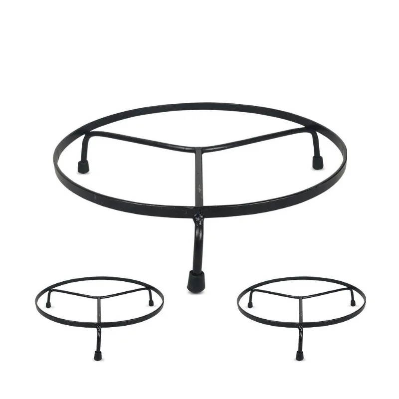 Suporte Metal Vasos Chão Jarro 26cm Plantas Flores 3und
