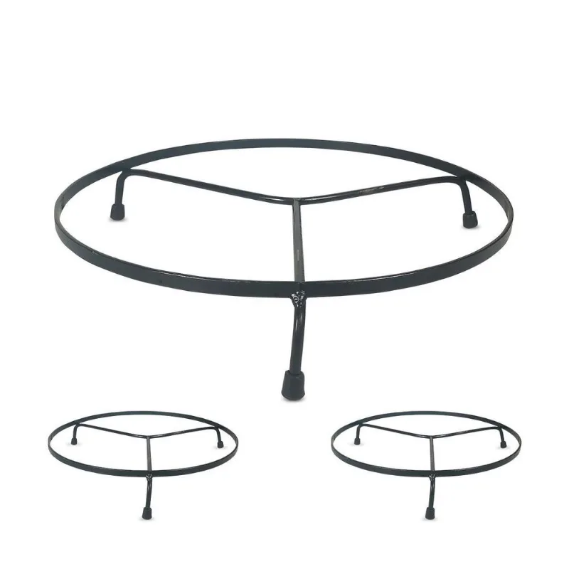 Suporte Metal Vasos Chão Jarro 32cm Plantas Flores 3und