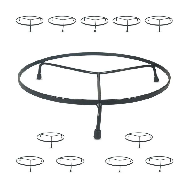 Suporte Metal Vasos Chão Jarro 32cm Plantas Flores 12und