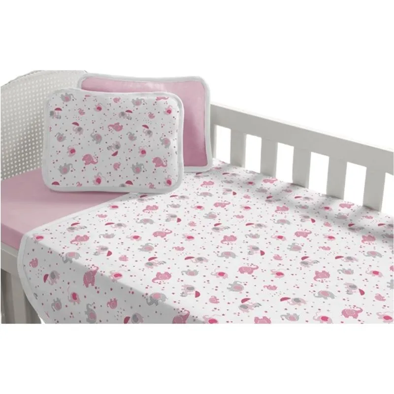 Jogo Berço Cama Bebê Estampado Vv Baby Babyfante 3 Peças - Sulbrasil