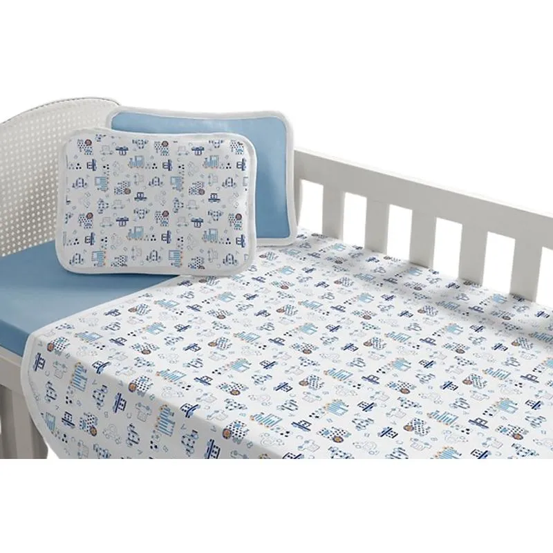 Jogo Berço Cama Bebê Estampado Vv Baby Babymovel 3 Peças - Sulbrasil