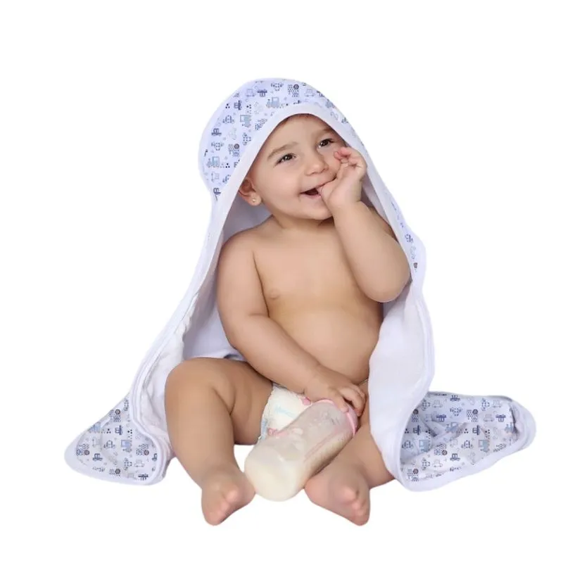 Toalha De Banho Com Capuz Vv Baby 80x80cm Baby Movel - Sulbrasil