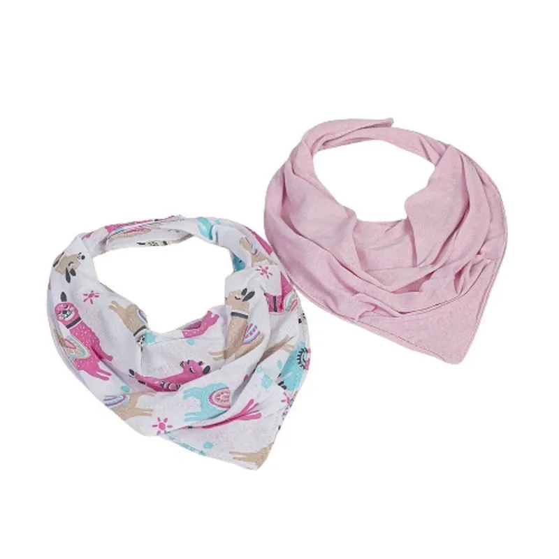 Babador Bandana Malha 100% Algodão - Enxoval Bebê Lhama