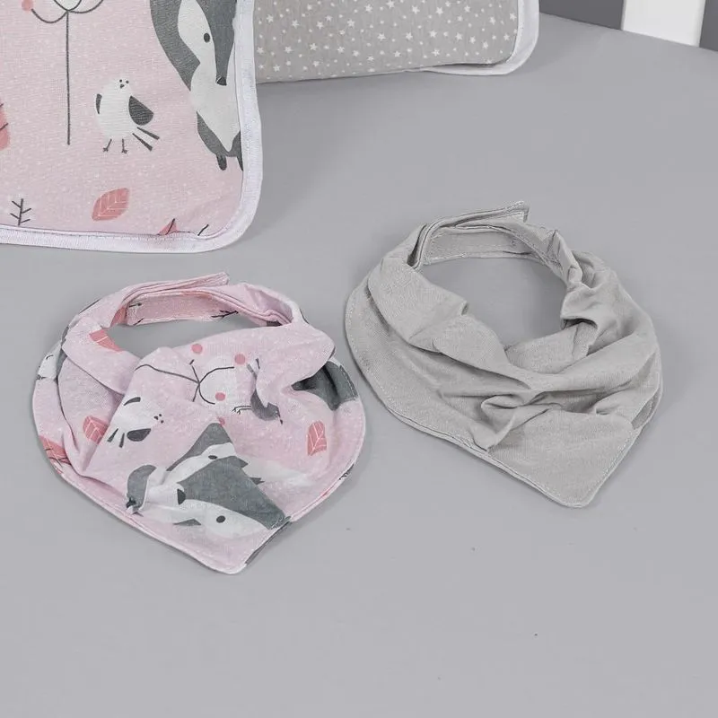 Kit Babador Bandana Malha Alg. 2 Unidades - Baby Fox