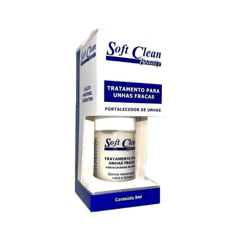 Tratamento Para Unhas Fracas Soft Clean Beauty 9ml