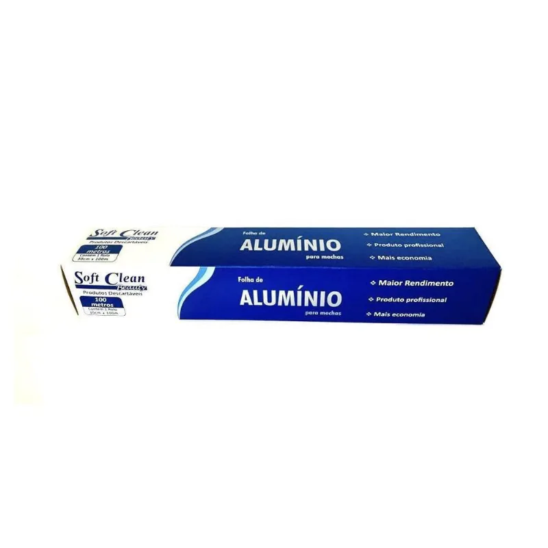 Folhas De Alumínio Para Mechas 30cm X 100m