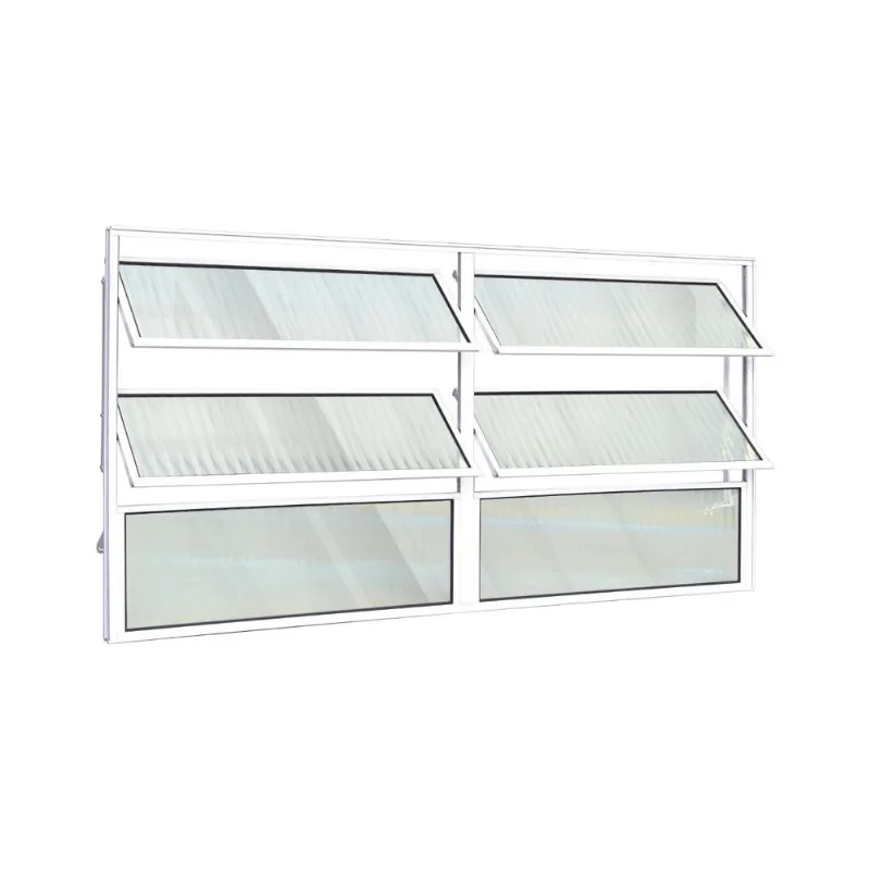Vitrô Basculante Safira Branco 2 Seções 060x120 Esquadrifazio