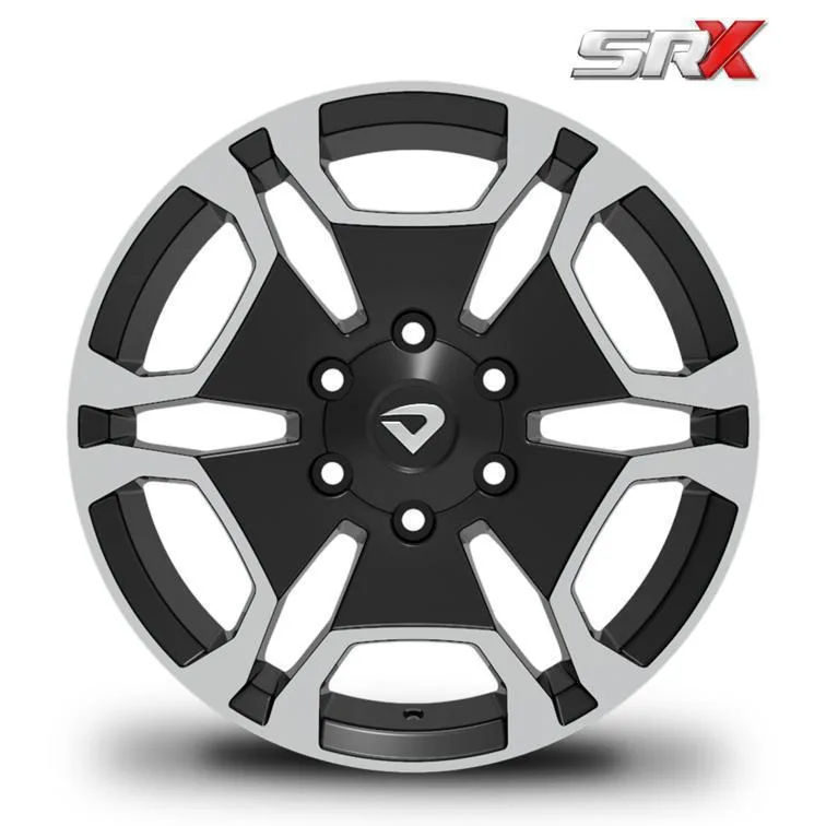 Roda Aro 18 X 7 Srx Preto Diamantado Furação 6x139,7mm