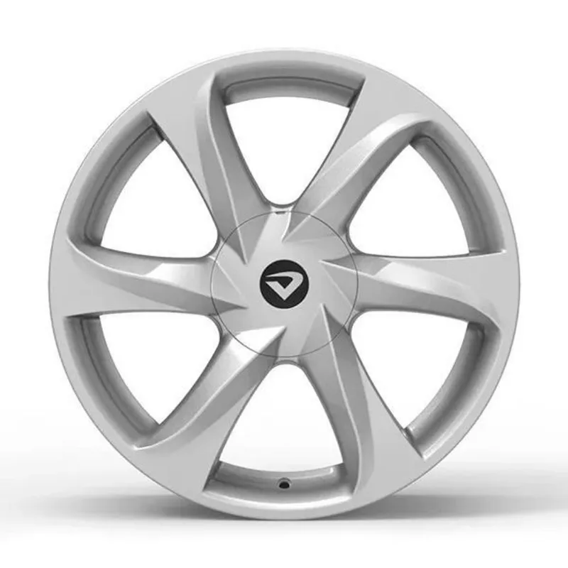 Roda New Santorini 17x7 4x100mm/108mm Et 42 Prata Brilhante