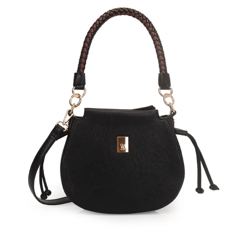 Bolsa Feminina WJ Transversal Pequena Preta - U