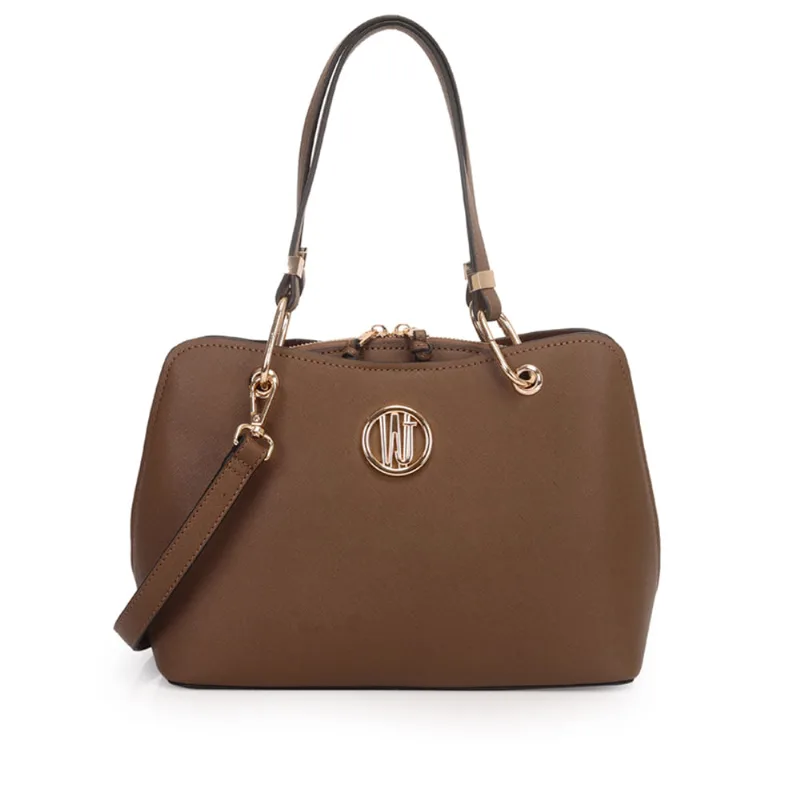 Bolsa Feminina WJ Tiracolo Média Marrom - U