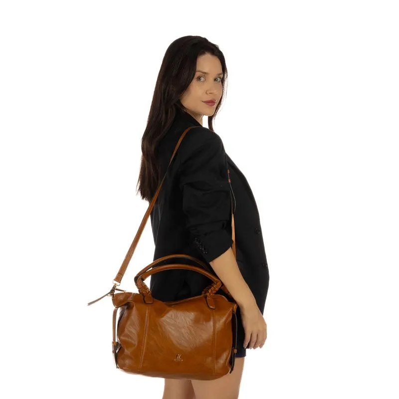Bolsa Tiracolo WJ Feminina Caramelo UNICO