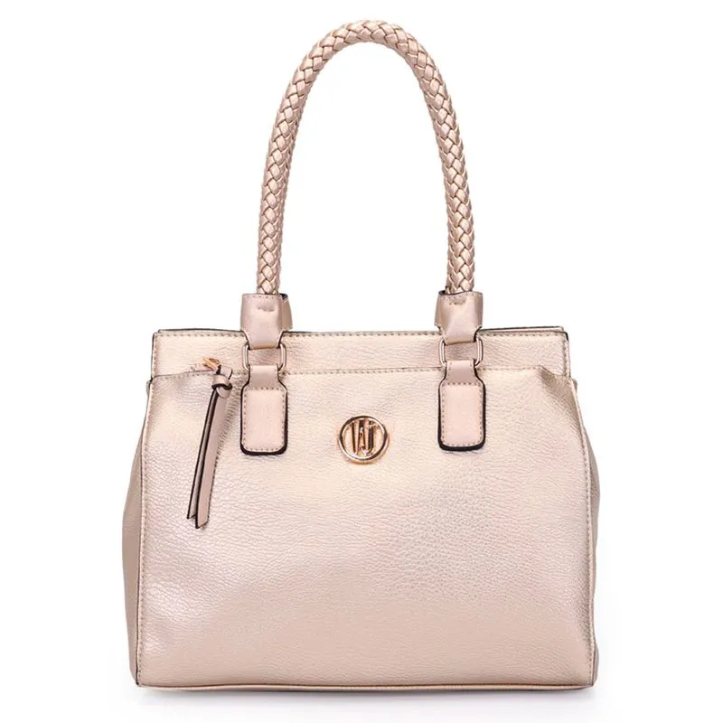 Bolsa de Ombro Feminina WJ Dourado 45995 UNICO