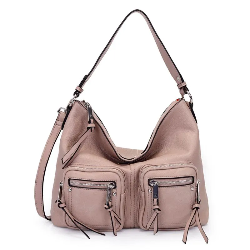 Bolsa de Ombro Feminina WJ Marrom 45999 UNICO