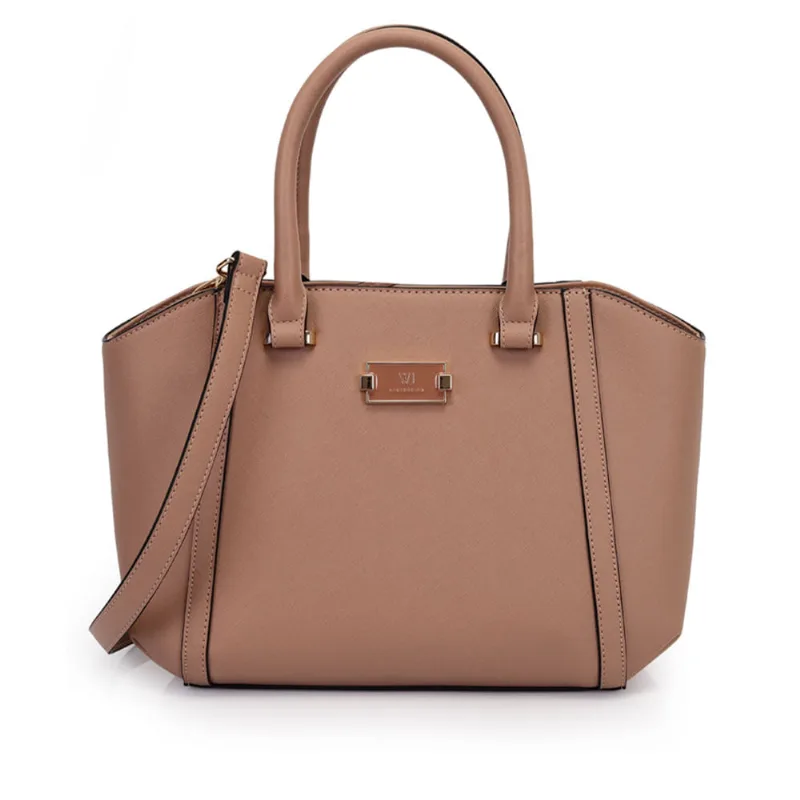 Bolsa Feminina WJ Tiracolo Satchel Grande Nude - U