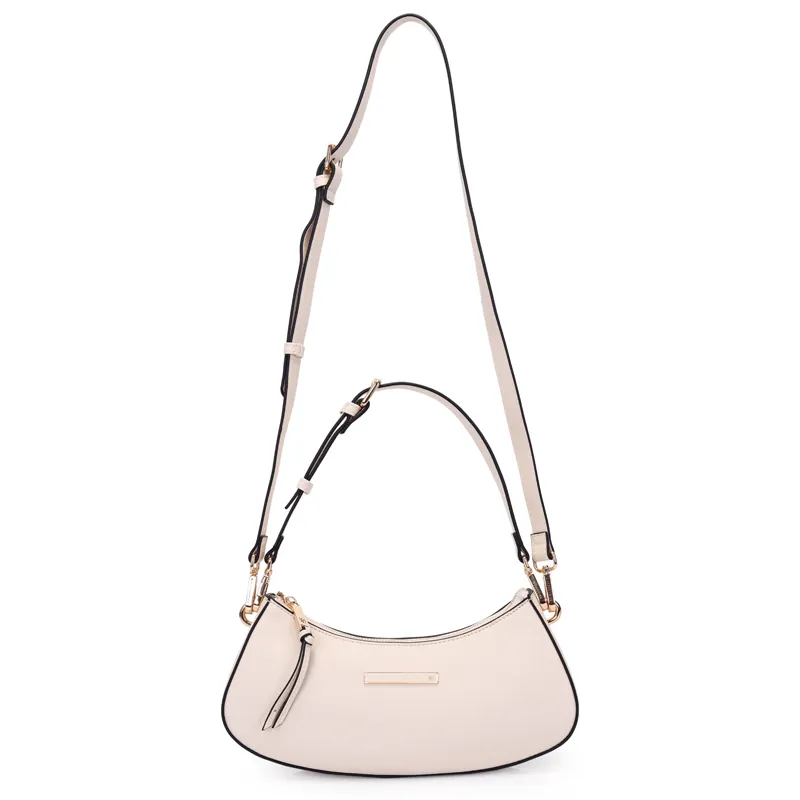 Bolsa Meia-Lua WJ Feminina Off White UNICO