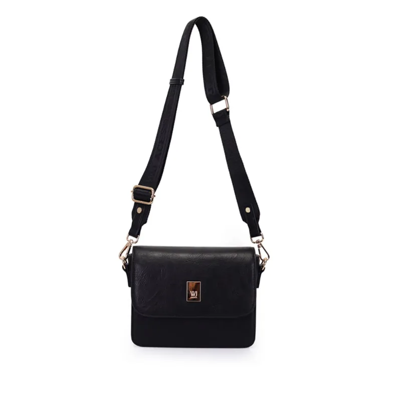 Bolsa Feminina WJ Transversal Pequena Preto - U