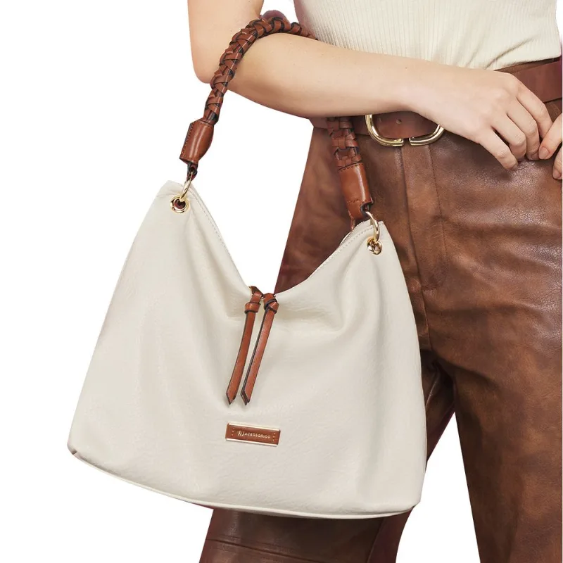 Bolsa Hobo WJ Acessórios Feminina Off White UNICO