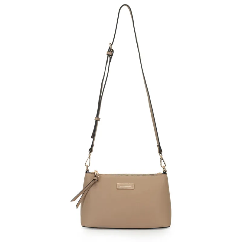 Bolsa Crossbody WJ Clássica Bege Feminina UNICO