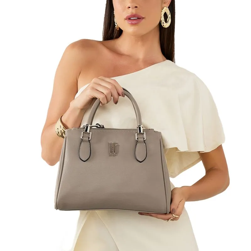 Bolsa Estruturada WJ Feminina Bege UNICO
