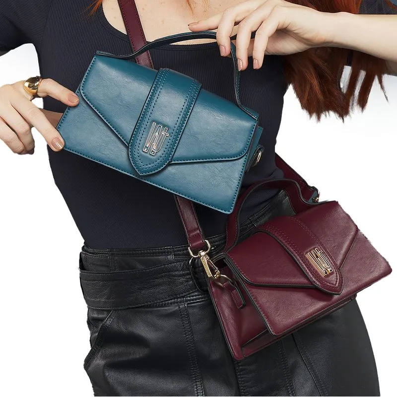 Bolsa Pequena WJ Feminina Vinho UNICO