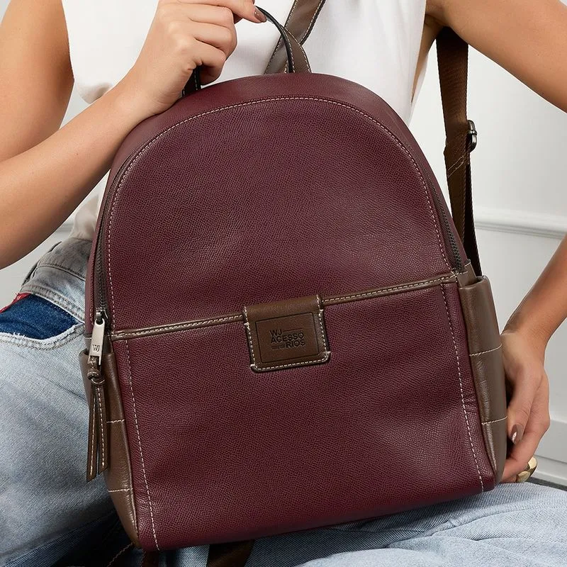 Bolsa WJ Feminina Vinho Ajustável UNICO