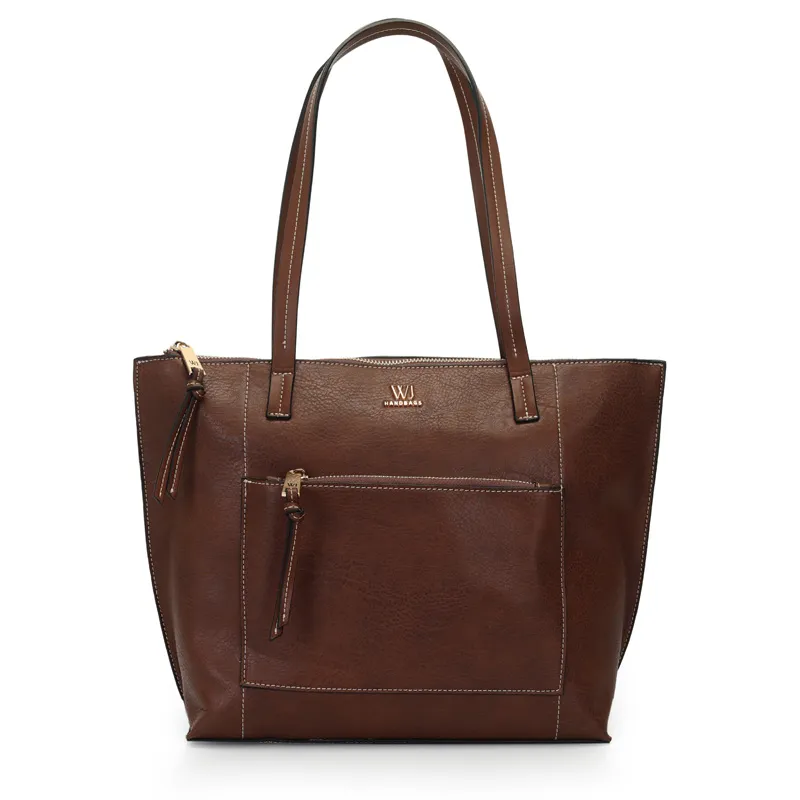 Bolsa Tote WJ Feminina Marrom UNICO