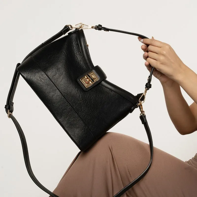 Bolsa Satchel WJ Feminina Preto UNICO