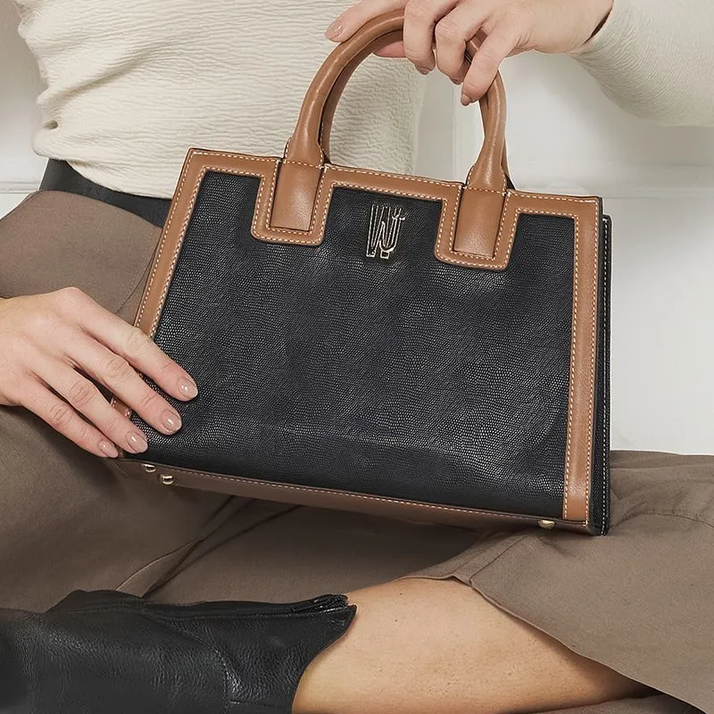Bolsa Estruturada WJ Feminina Preta UNICO