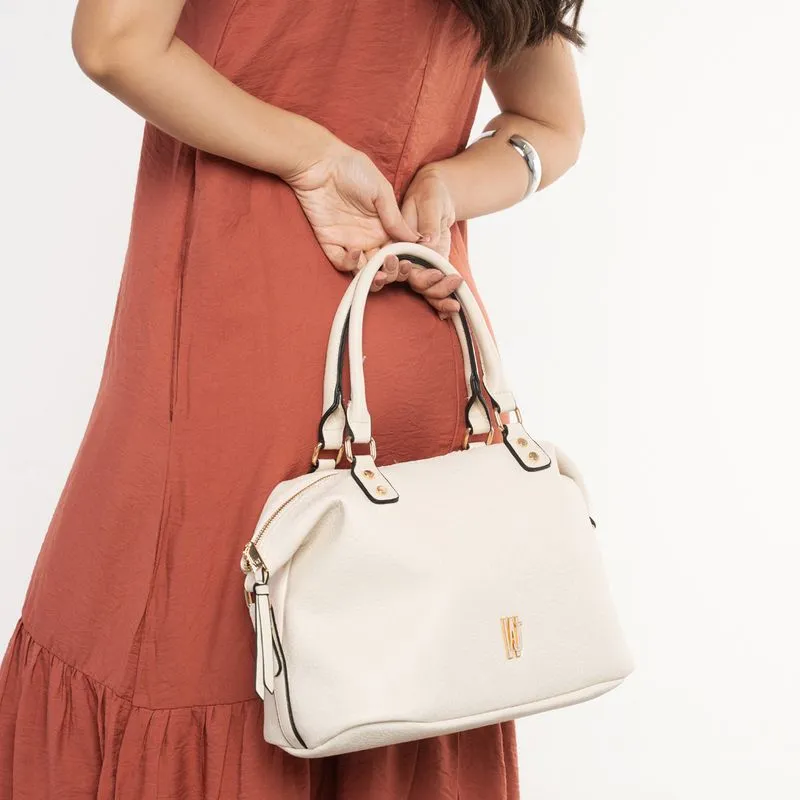 Bolsa WJ Baú Feminina Off White UNICO