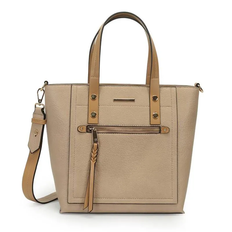 Bolsa Shopper WJ Feminina Bege UNICO