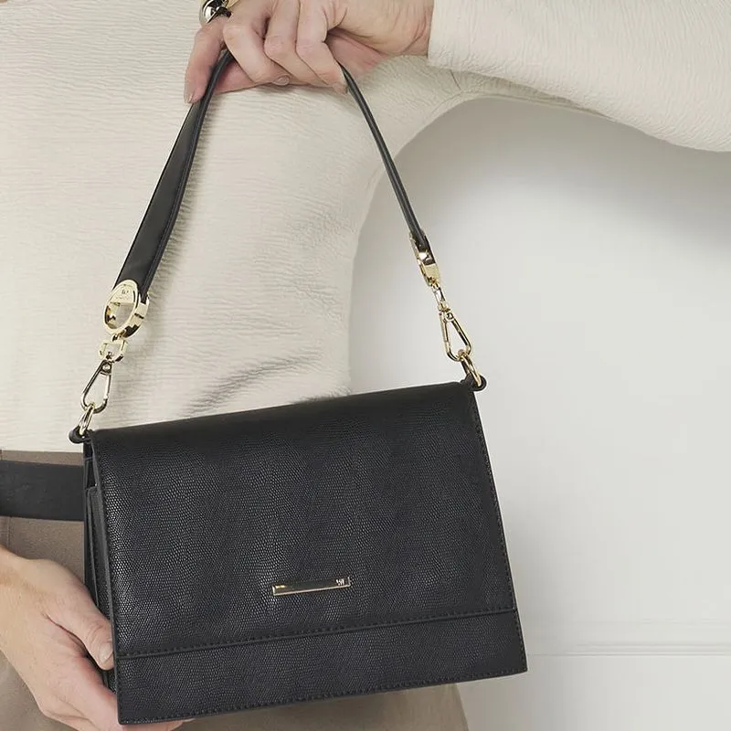 Bolsa Tiracolo WJ Feminina Preto UNICO