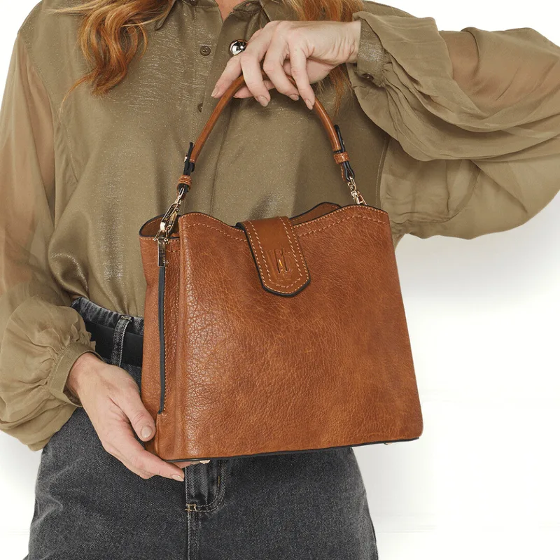 Bolsa De Mão WJ Caramelo Feminina UNICO