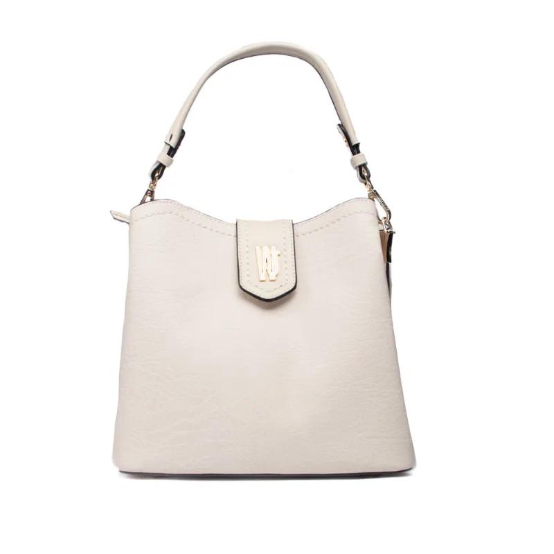 Bolsa Feminina WJ Tote Média Texturizada Off White - U