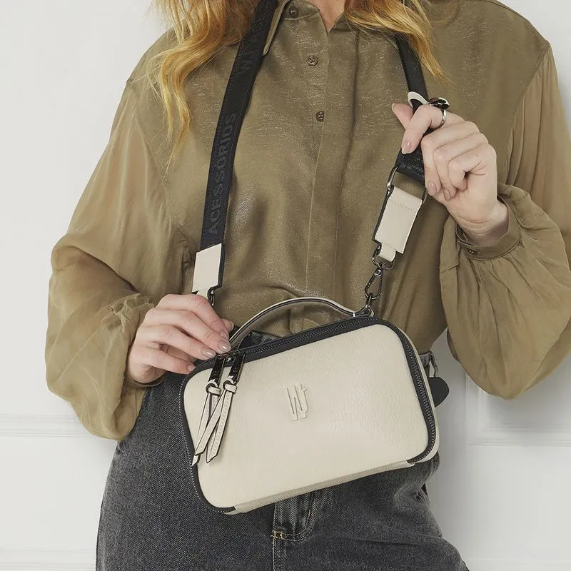 Bolsa Transversal WJ Feminina Bege UNICO