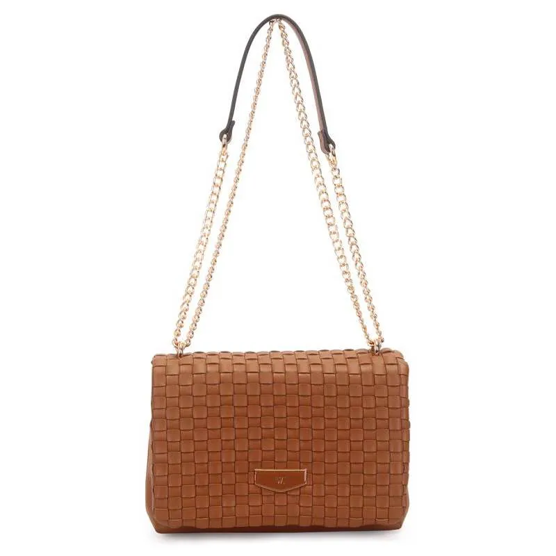 Bolsa Tiracolo WJ Wisky Feminina Marrom UNICO