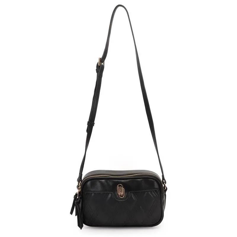 Bolsa Tiracolo WJ Feminina Preta UNICO