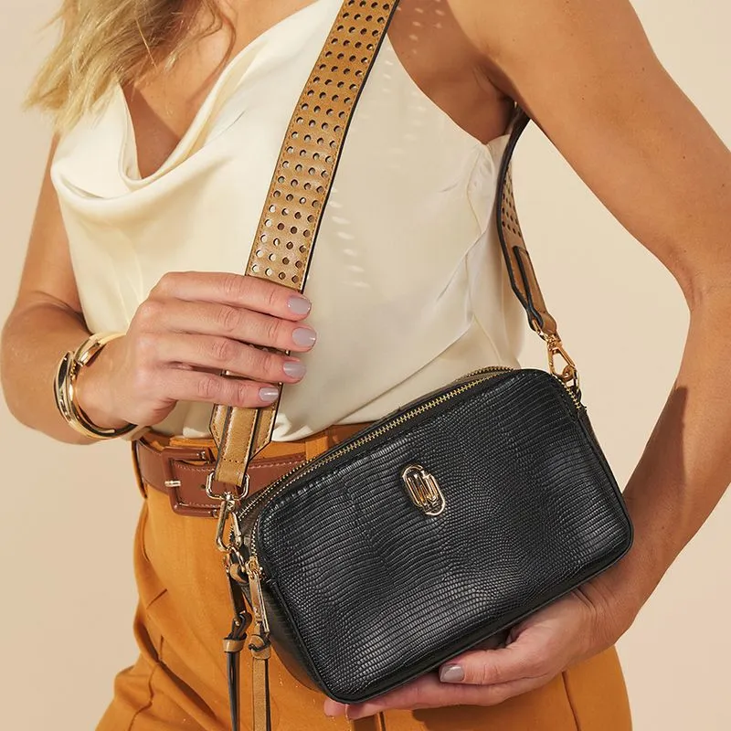 Bolsa Tiracolo WJ Acessórios Feminina Preta UNICO