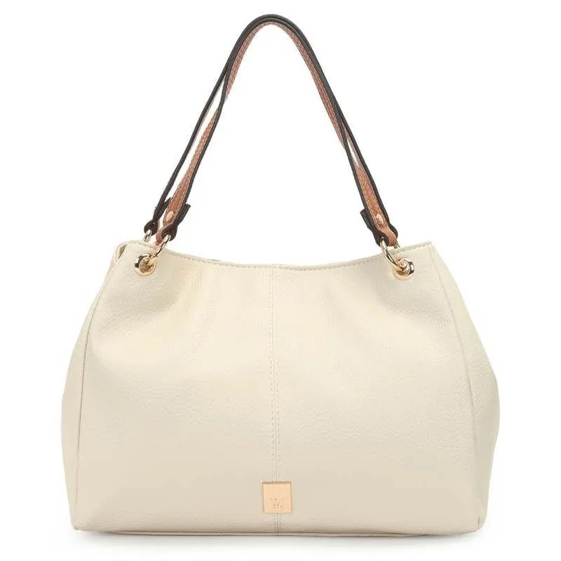 Bolsa Tote WJ Acessórios Feminina Off White UNICO