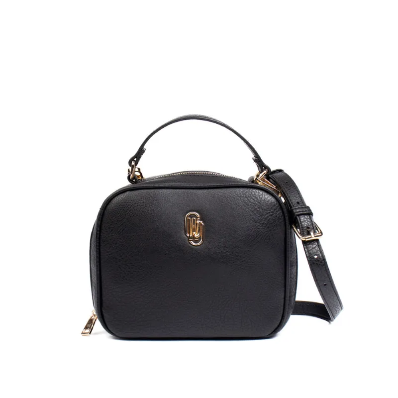 Bolsa Feminina WJ Transversal Pequena Burnished Preto - U