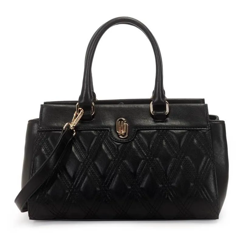 Bolsa Satchel Wj Matelassê Feminina Preto UNICO