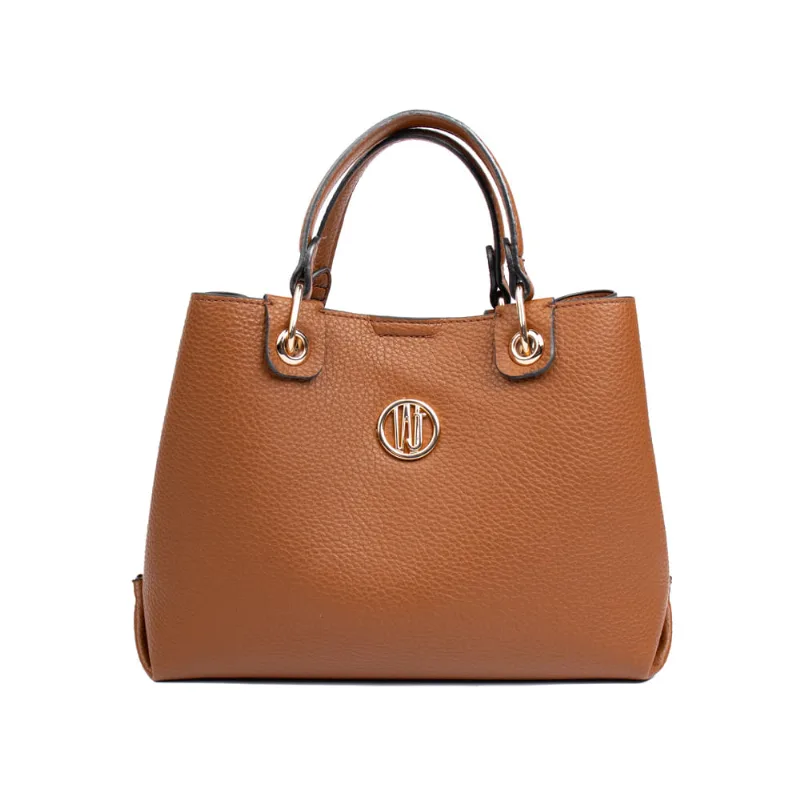 Bolsa Feminina Wj Tote Média Divisórias Caramelo - U
