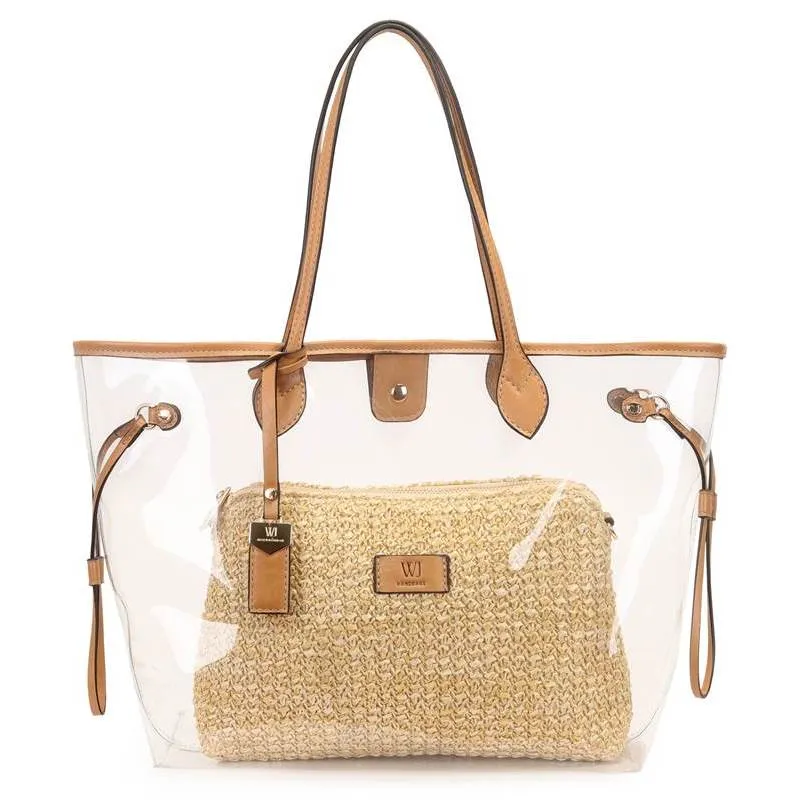 Bolsa Tote WJ Feminina Camel UNICO