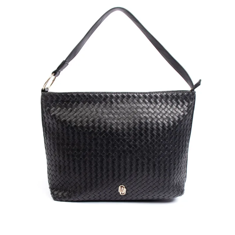Bolsa Feminina WJ Tote Grande Tressê Preto - U