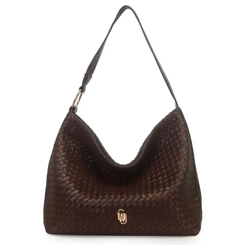 Bolsa Saco WJ Feminina Marrom UNICO