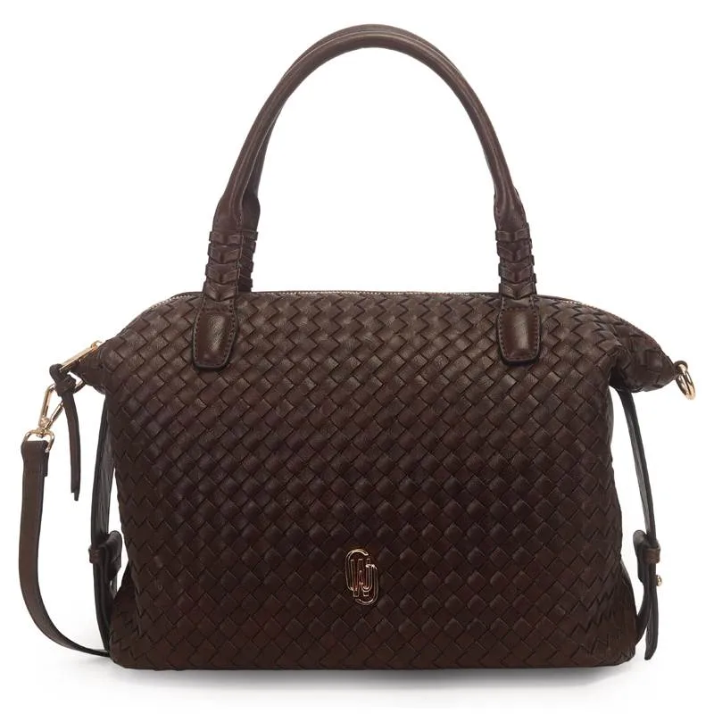Bolsa Baú WJ Feminina Marrom UNICO